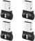 Indrnif 4 PCS Luz Ambiental USB Luz LED USB Coche Luces de Ambiente LED para Automóvil Portátiles Luces Interior Coche 5V Mini Kit de Iluminación para Coche