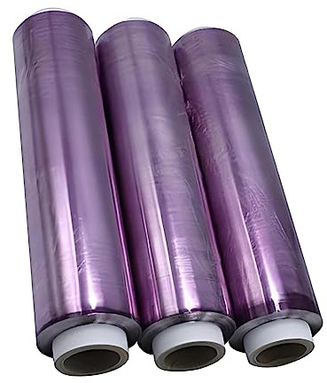 Rollos film transparente alimentario 30x300 - Pack 3 rollos papel de cocina tamaño industrial - ideal para embalar alimentos y protección de tatuajes. 2 en 1 para Frigorífico y Microondas