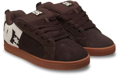 DC Shoes Sneaker da Uomo Court Graffik, Gomma Marrone, 44 EU