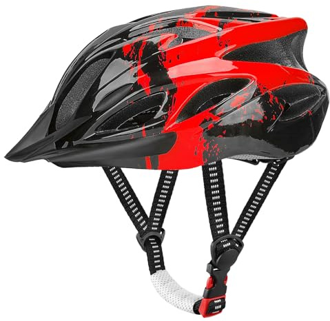 Casque VTT/Ville Adulte réglable 57-62cm, visière Amovible