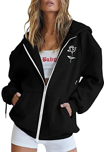 Uwdiohq Sweat Femme Sportswear Femme Sweat Couple Assorti Plaid A Capuche Enfant Hoodie Zippe Blanc Shirt Manche Longue Fushia Pull De Noel Chic Cosy Automne Gilet Polaire avec