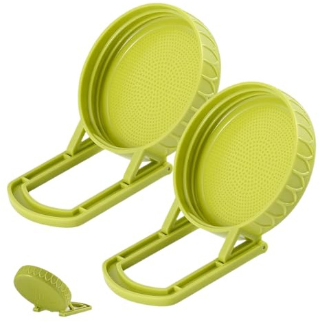 Sprouting Lid, Germination Cover with Stand, 3.54x3.54in Wide Mouth Jar Sprouts Top, Rust Resistant Mesh, Tilt Bracket Easy Drainage for Growing Beans, Alfalfa, Broccoli, Vegetables, Home