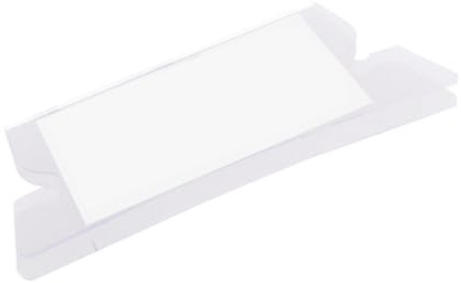 Mipcase 25 pièces Étiquettes de Dossier Suspendu Plastique Transparentes Onglets Réutilisables pour Classement Rapide Identification Facile pour Étudiants Enseignants et Bureau