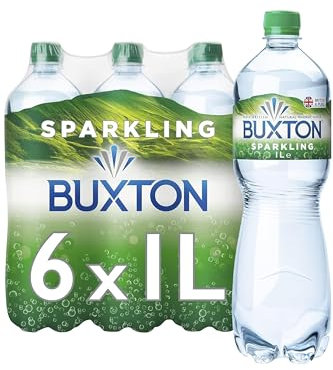 Buxton Sparkling Natural Mineral Water 6x1L, Packaging May Vary