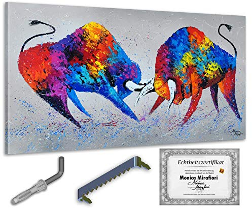 Monica Mirafiori I 100% Pintado a Mano I 140x70 cm I Cuadro pintado a mano I Pintura I Arte moderno