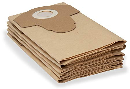 FixedByU Papierfilterbeutel 20 l (5er Set), Staubsaugerbeutel, passend für Einhell Nass-Trockensauger TC-VC 1820, TC-VC 1815, TC-VC 1825 u.v.m.