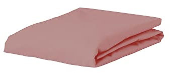 ESSENZA Spannbettlaken The Perfect Organic Jersey Dusty Rose, 90-100 x 200-220 cm - 95% Bio-Baumwolle Perkal (GOTS), 5% Elasthan - Uni