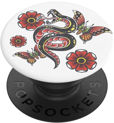 PopSockets: Telefongrepp med expanderande stativ, självhäftande grepp – kobra