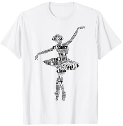 Ballerina Ballet Girls Women T-Shirt