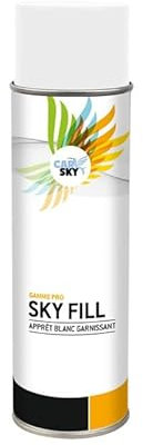 Bombe apprêt blanc garnissant CARSKY SKY FILL Garnissant anticorrosion 500ML
