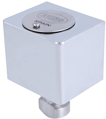 Amig - Cerradura Mod. 670A - 60 x 50 mm - Latón - Cromado brillo - Seguridad para puertas enrollables
