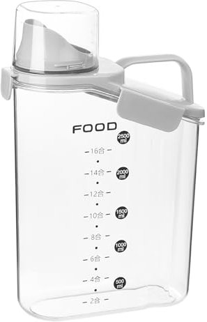 SHACHENH 2,8L Vorratsdosen mit Luftdicht, Schüttdosen, Frischhaltedosen mit Deckel Set, Aufbewahrungsbox Küche mit Deckel, Lebensmittel Vorratsbehälter für Getreide Cornflakes Müslidose Mehlbehälter