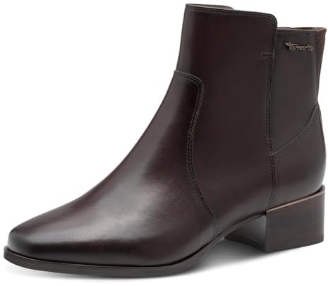 Tamaris Botines de tacón para Mujer, Espresso, Talla 39 EU, Espresso, 39 EU