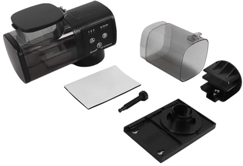 Gutol Distributeur automatique de nourriture pour poissons d'aquarium 500 ml avec minuterie et 3 modes d'alimentation (granulés, bâtonnets, poudre) - Idéal pour les week-ends et les vacances
