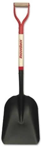 AMES/TRUE TEMPER 50139 Eastern Scoop, 11W X 15L, Steel, 27, D Grip Wood/Steel