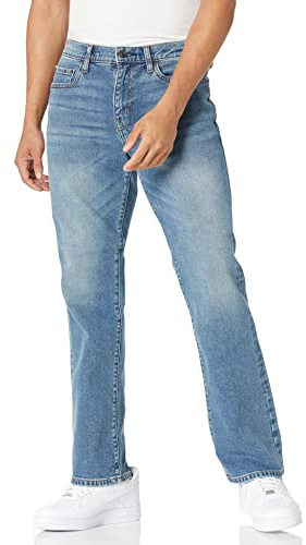 Amazon Essentials herr Rakt passform Bootcut Jean