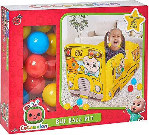 Hunter Price CoComelon Ball Pit School Bus Kids Inflatable Toy with Balls
