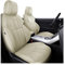 Kompletter Satz Autositzbezüge Custom Fit Für Ford Für Mustang 2015-19 Für Ranger 2011-15 Mittelperforiertes Echtleder Autositzbezüge (Color : Beige)