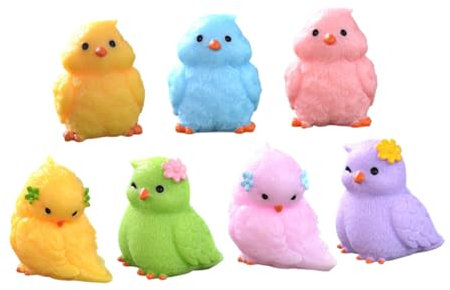 Happyyami Décoration De Bureau Miniature en Résine pour Oiseaux Décoration Murale pour Oiseaux De Jardin