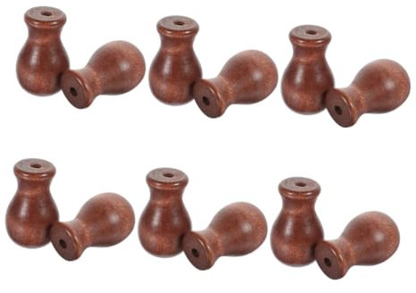 Holibanna 12piezas Accesorios Colgantes De Madera para Persianas Tiradores De Cordón De Madera Borlas De para Persianas Uso Decoración De Interiores