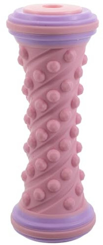 Abaodam Rouleau de Massage Pieds et Mollets 17,3 Cm, Rouleau Relaxant Jambes en Matériau Sûr, Masseur Portable pour Yoga et Récupération Musculaire, Massage Musculaire Texturé pour
