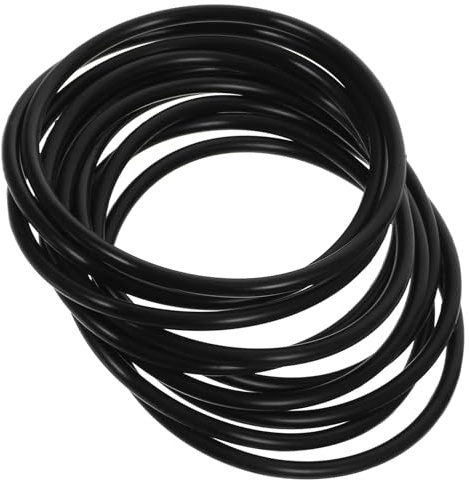 Bracelets Élastiques en Silicone Noir 25 Pièces pour Événements Rétro