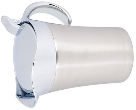 FTVOGUE Såsbåt i Rostfritt Stål, 304 Dubbelväggisolerad Såsgryta med Lock, 450 Ml 750 Ml Droppfri Termisk Såskanna för Varma Kalla Såser Grädddressing (Stor storlek 750ml)