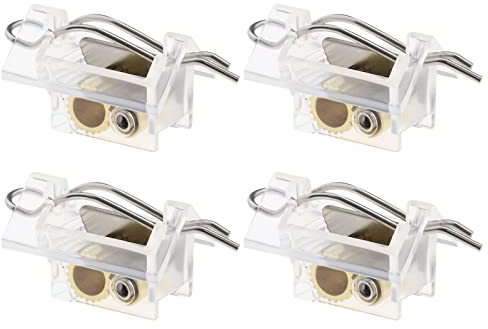 Be In Your Mind 4pcs Stores Cordon Serrure Stores Mécanisme d'aide Pièces de Rechange Stores de Fenêtre Composants Meubles de Maison Décor Accessoires Transparent