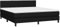 vidaXL Boxspringbett mit Matratze Polsterbett Doppelbett Bett Hotelbett Schlafzimmerbett Bettrahmen Bettgestell Lattenrost Schwarz 160x200cm Stoff