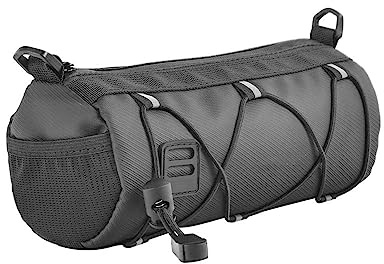 Creperture Bolsa para Manillar de Bicicleta - Frontal de 2,5 L Con Correa para el Hombro - Almacenamiento de Barril para Bicicleta de Carretera y Montaña
