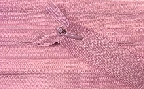 Großhandel für Schneiderbedarf Reißverschluß nahtverdeckt nahtfein 60 cm Altrosa