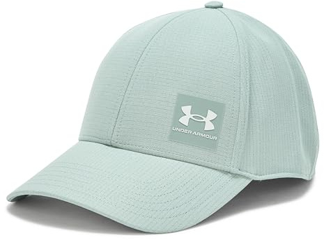 Under Armour Herren Iso-chill ArmourVent Stretch Fit Mütze, (348) Silica Green/Hydro Green, M/L