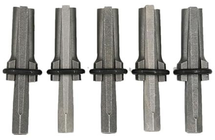 MYAYD 5pcs Rock Stone Splitter Hand Tools 16mm Dowel Wedges, Heavy Duty Manual Stone Splitter for Sculptors, Walkway, Demolition, Home Renovation