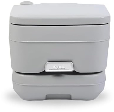 OLPRO 10 Litre Portable Camping Toilet – Outdoor Toilet for Adults, Campervan, Travel, Festivals – Portable Loo for Camping, Portaloo, Caravan, Porta Potty, Emergency or Home Use