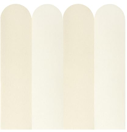 JF HOME BLISS 20-Pack Modern Arch Wall Decals, Self-Adhesive Vinyl Wall Stickers, Removable Boho Wall Decor for Living Room, Bedroom, Apartment & Dorm, No Paint, Easy Install (Beige)