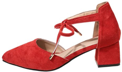 Donna Scarpe Tradizionali Scarpe Donna Con Tacco Moda Punta Caviglia Tacco Sandali Casual Stivaletti Oxford Cerimonia