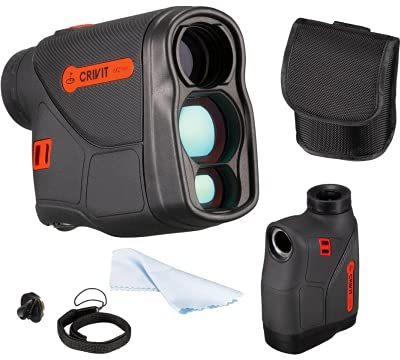 CRIVIT® Laserentfernungsmessgerät 6-Fach Vergrößerung Profi Entfernungsmesser Laser Rangefinder Golf Jagd Geschwindigkeit