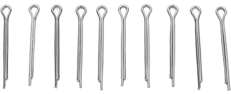 SPYMINNPOO 10pcs Pastillas de Freno de Disco de Bicicleta Pasadores de Bloqueo Pasador de Bloqueo de Chaveta Dividido de Bicicleta Pasador de Acero Inoxidable Sportinggoods Bicicletas Y Repuestos