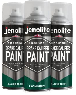 JENOLITE- Bremssattellack Grün. Bremssattelfarbe. Hitzefester Thermolack für Bremsklötze am Auto bis 300°C. Inhalt: 3x 400ml