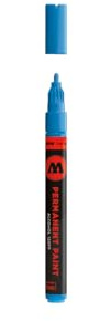 Molotow 120 PP Marker – 2 mm Permanent-Tintenstift (Shock Blue Middle)