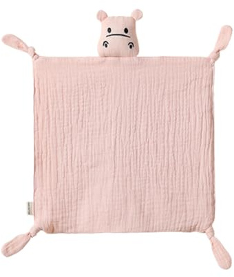 Simpatico ippopotamo coccole giocattolo lenitivo Appease asciugamano bambino morbido cotone mussola coperta sonno giocattolo per bambini infantili panno comfort