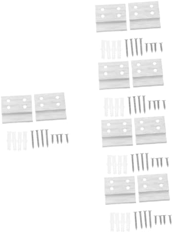 ULTECHNOVO 10 Stück Hängende Dekorative Tafelspiegel Montageteile Spiegelaufhänger Schweres Spiegel Aufhängeset Bildaufhänger Robuste Wandaufhänger Französische Klampe Robuste