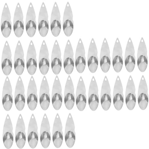 Garneck 36piezas Cuchara Inoxidable para Cortar y Pelar Utensilio De Cocina para Frutas Herramienta De De Pulpa De Kiwifruit Ligera y Portátil