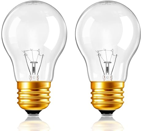 Oven Light Bulb A15 40W Oven Light Bulb Replacement 40 Watt Appliance Bulb