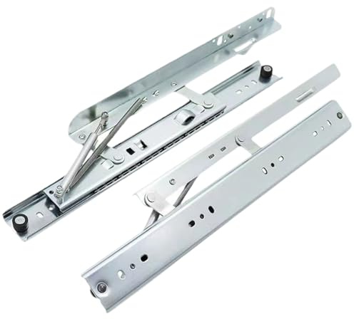 Wansiman Glissières de tiroir pour Charges Lourdes,Rail Coulissant de Rallonge de Table,Glissières de tiroir à Fermeture en Douceur,Lourd,Montage Latéral,pour armoires de Cuisine