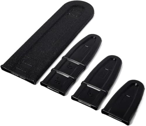 WheatThrive Manchon de guidage pour tronçonneuse au lithium – Housse de protection en ABS pour plaques de guidage de 10,2 cm, 15,2 cm, 20,3 cm et 25,4 cm, léger (17,5 g), utilisation à une main