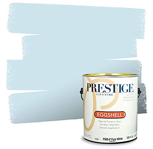 PRESTIGE Paints Interior Paint and Primer In One, 1-Gallon, Eggshell, Comparable Match of Benjamin Moore* Mystical Blue*
