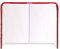 Base Street-Hockeytor 50‘‘, Outdoor-Tor für Hockey, ideal für Kinder, klappbares Tor, 127x107x66cm, perfekt für die Straße, rot-weiß