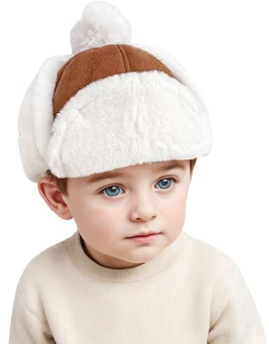 Balakaka 2026 Nouveau Bonnet Enfant Garcon Hiver Chapka Super Chaud Doux, Bébé Garçons Fille Hiver Chaud Cap Chapeau Bonnet Aviateur Pilote, Bonnet d'hiver pour Bébé de 1 à 3 Ans Cadeau Chameau