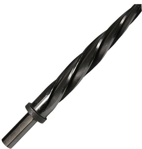 Nevada Tool 1 Drill Bit Bridge Reamer/Construction Reamer, 1/2 Shank, Conduit Reamer, HSS Taper Bridge Reamer Drill Bit Tool, Car Reamer for Steel Metal Wood Alloy to Align or Enlarge Existing Holes